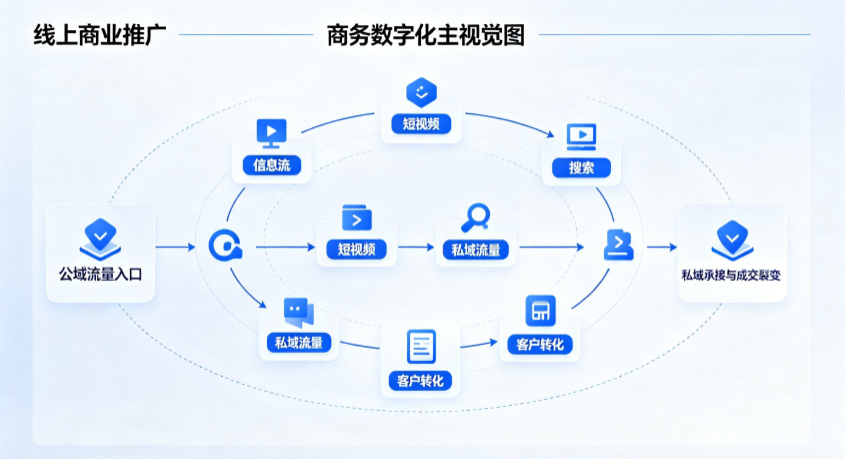 苍南县线上商业推广怎么做？全域流量闭环搭建与低成本转化实战指南